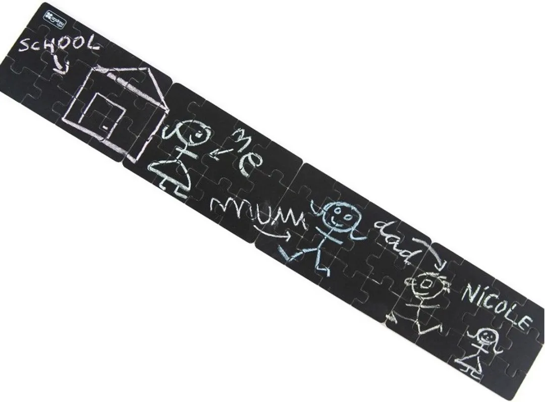 Andreu Toys 4 Puzzels Krijtbord Multikleur