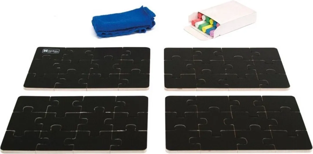Andreu Toys 4 Puzzels Krijtbord Multikleur
