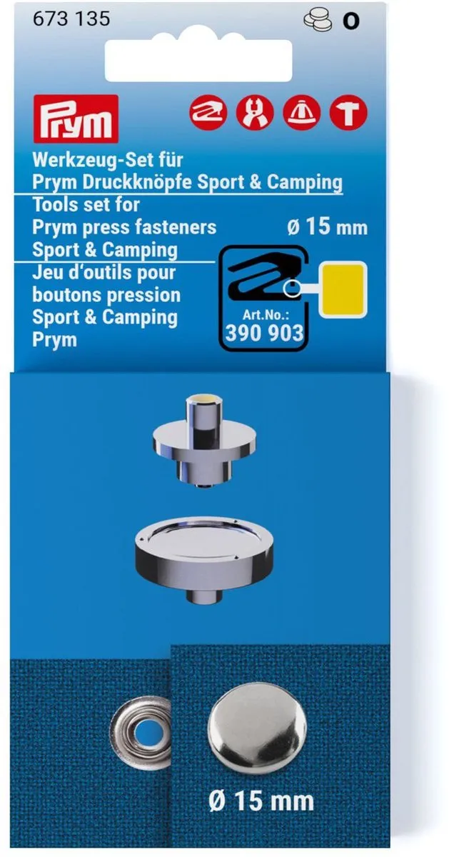 Prym Sport Drukknopen 15mm
