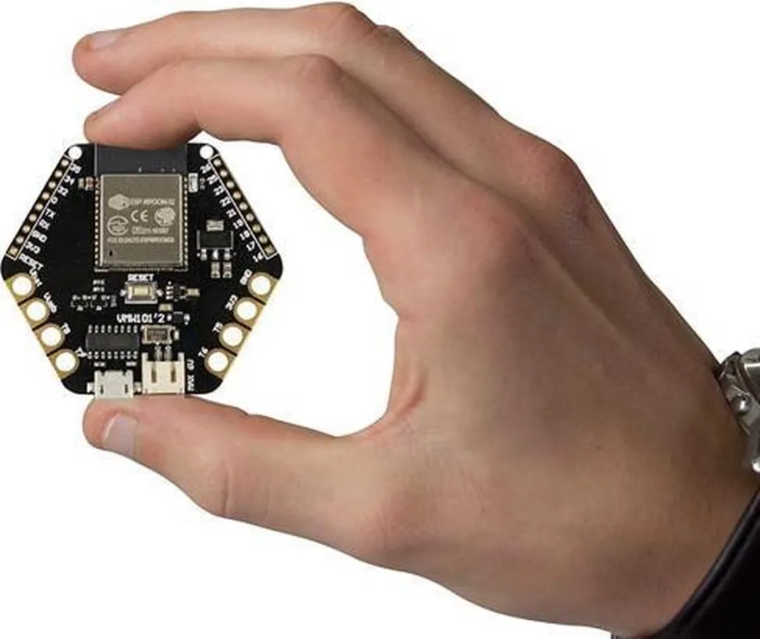 Whadda ESP32 Wearable Ontwikkelbord WMW101 - Zwart