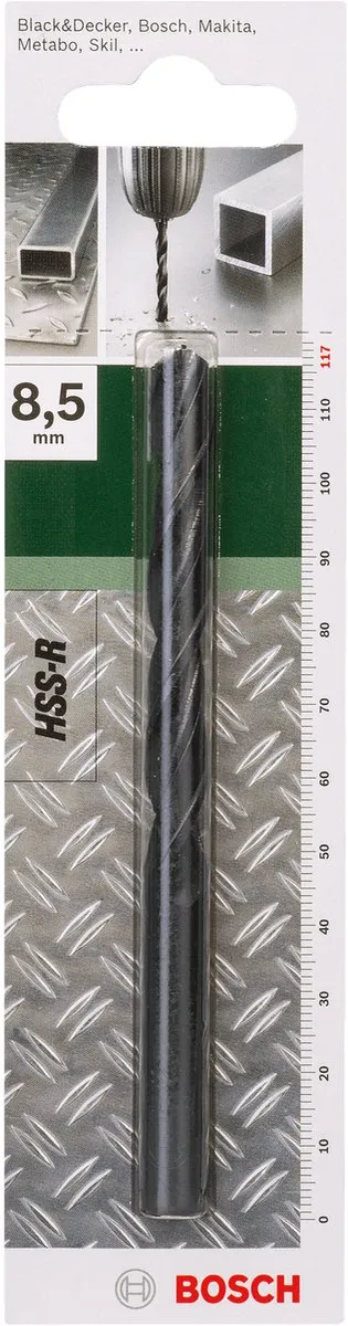 Bosch Metaalboren HSS-R 8,5mm - 10 Stuks - DIN 338 - afbeelding 6 van 6