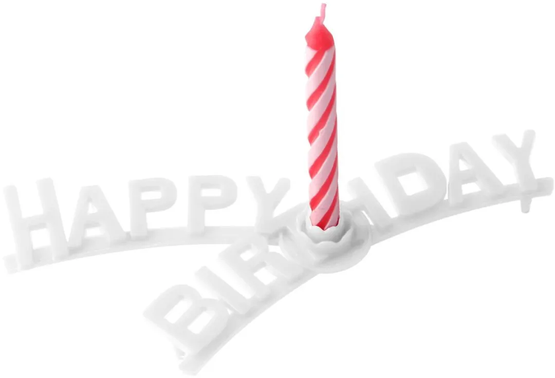 Fackelmann Happy Birthday Spiraalkaarsen Set