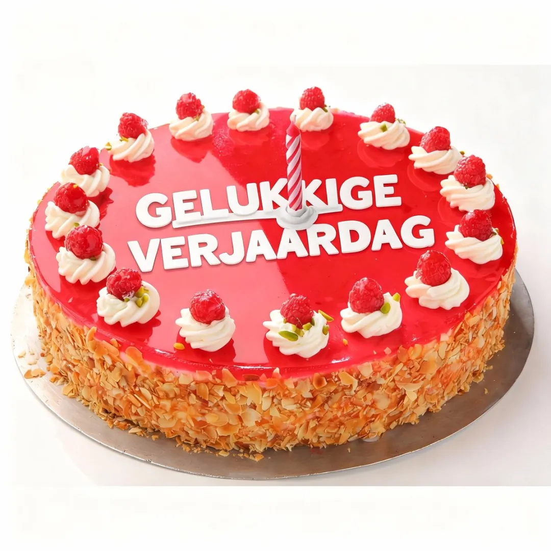 Fackelmann Happy Birthday Spiraalkaarsen Set - 8 Stuks + Houder - Multicolor