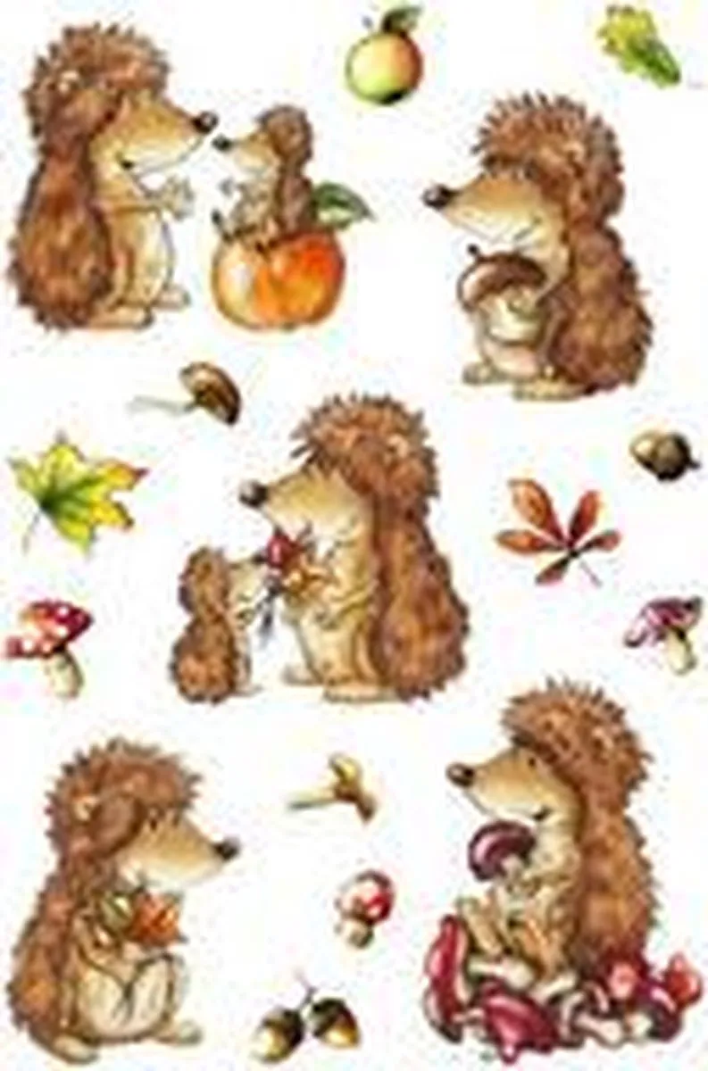 Herma Egel Stickers - 48 Stuks