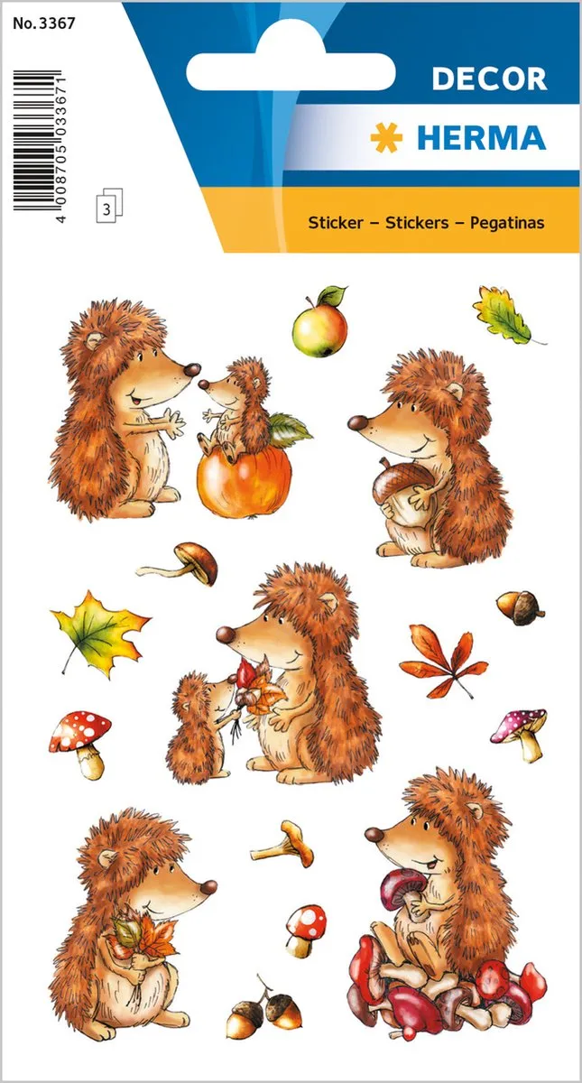 Herma Egel Stickers