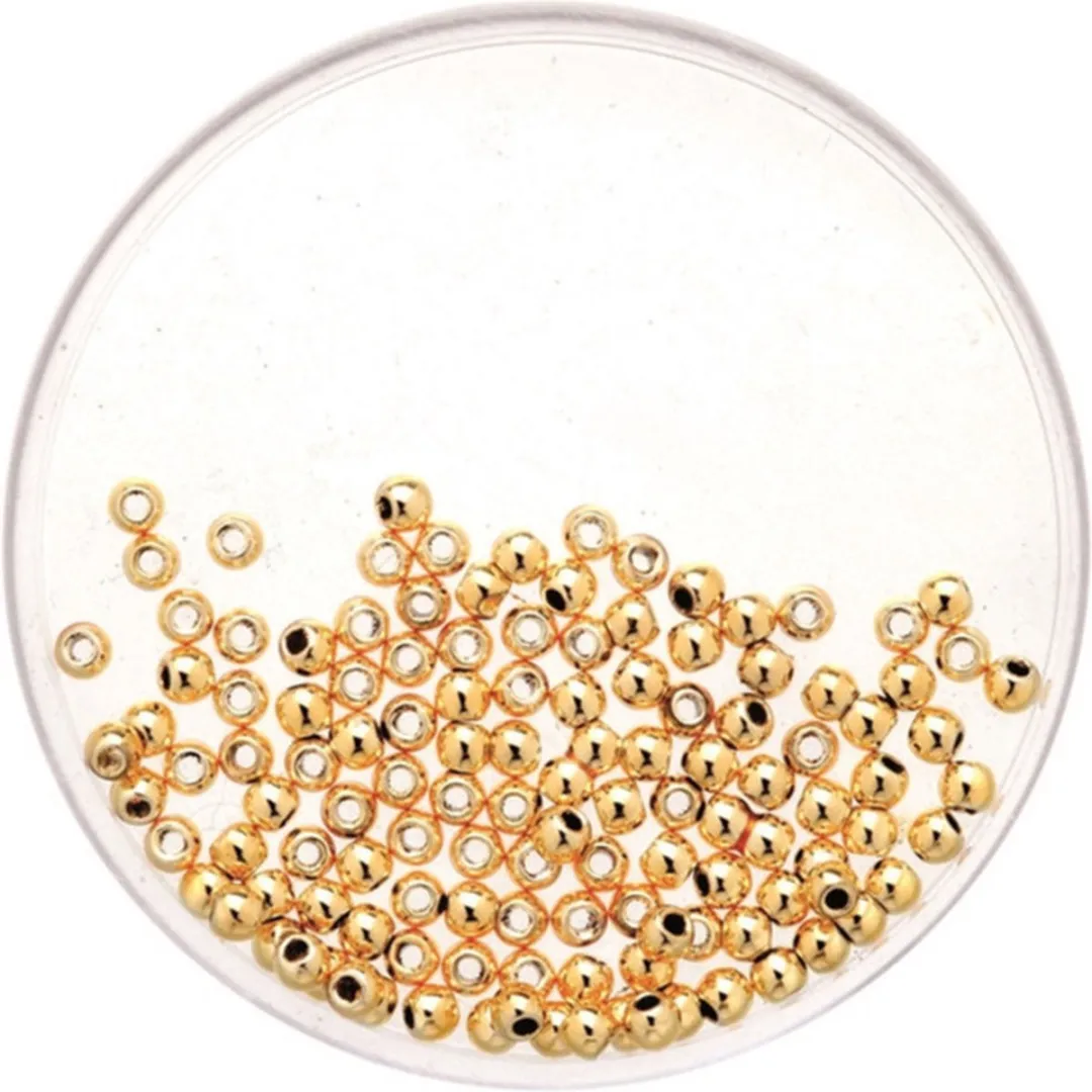 Glorex Hobby Metallic Goud Acryl Kralen 6mm