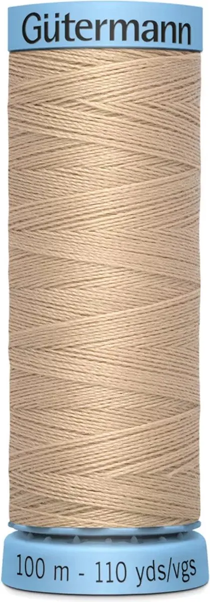 Gutermann Zijde Garen 100m - Kleur 186 - Zwart/Grijs/Wit