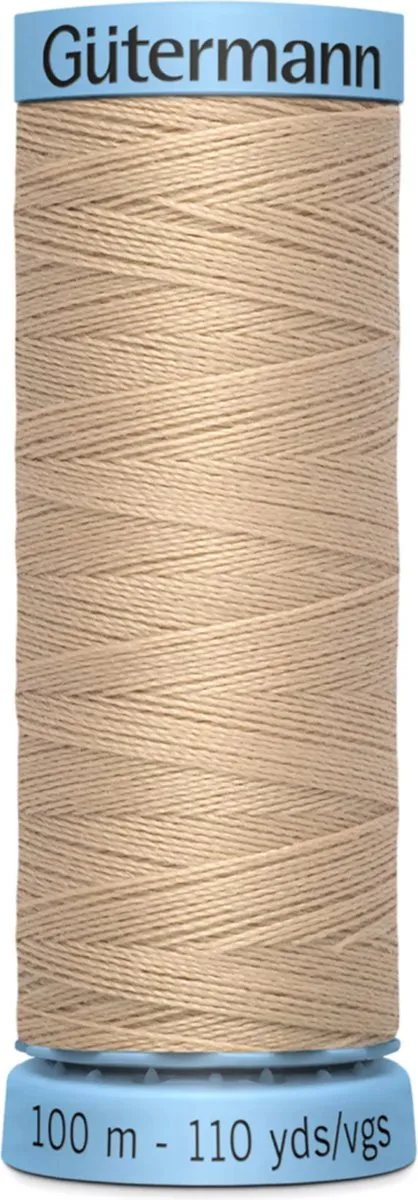 Gutermann Zijde Garen 100m - Kleur 186 - Zwart/Grijs/Wit