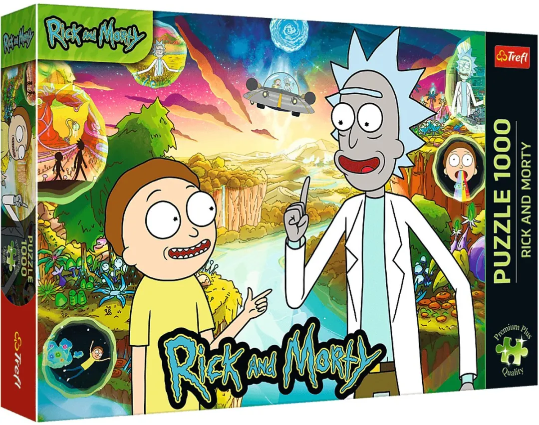 Trefl Rick and Morty Legpuzzel 1000 Stuks Premium Plus