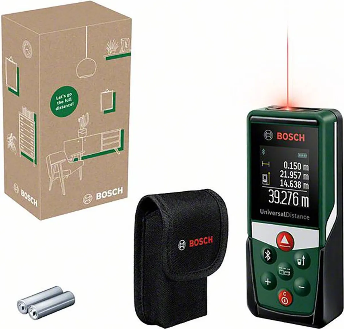 Bosch UniversalDistance 40C Laserafstandsmeter - Rood