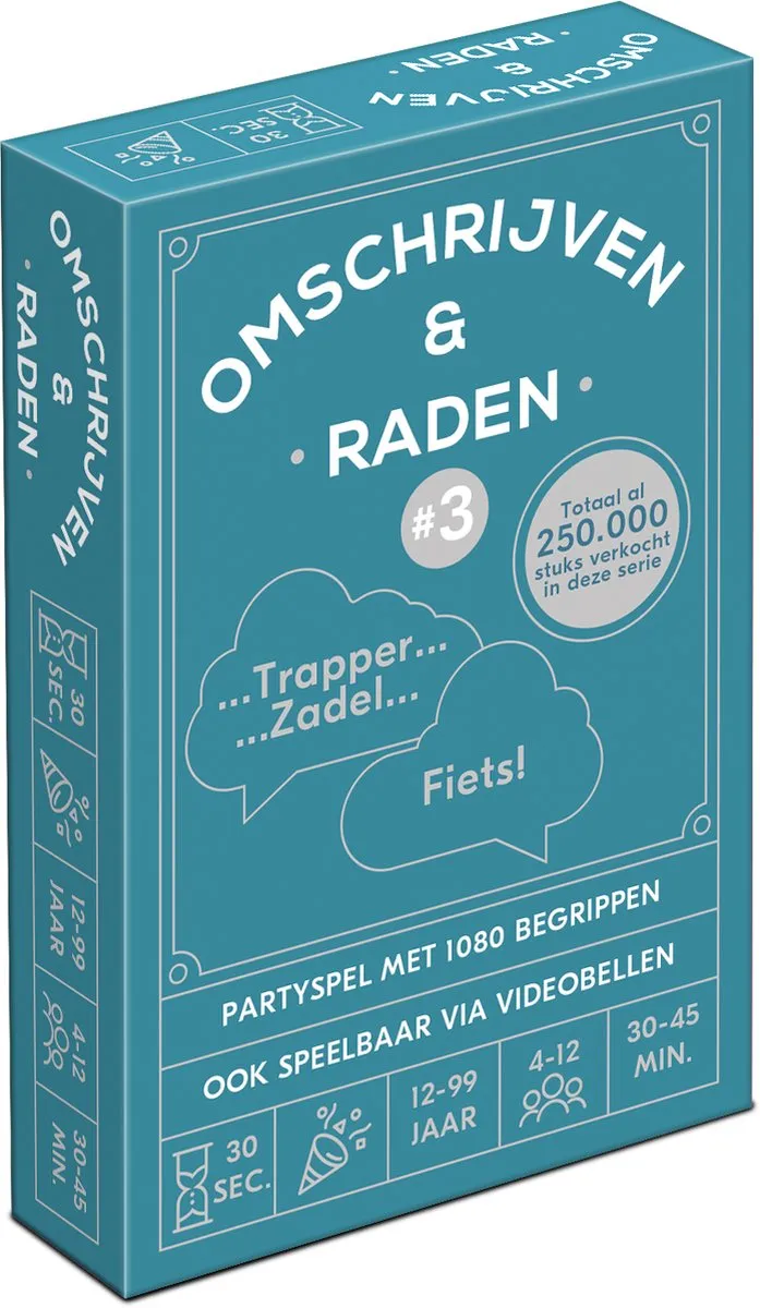 Omschrijven & Raden #3 Pocket Kaartspel - 1080 Begrippen