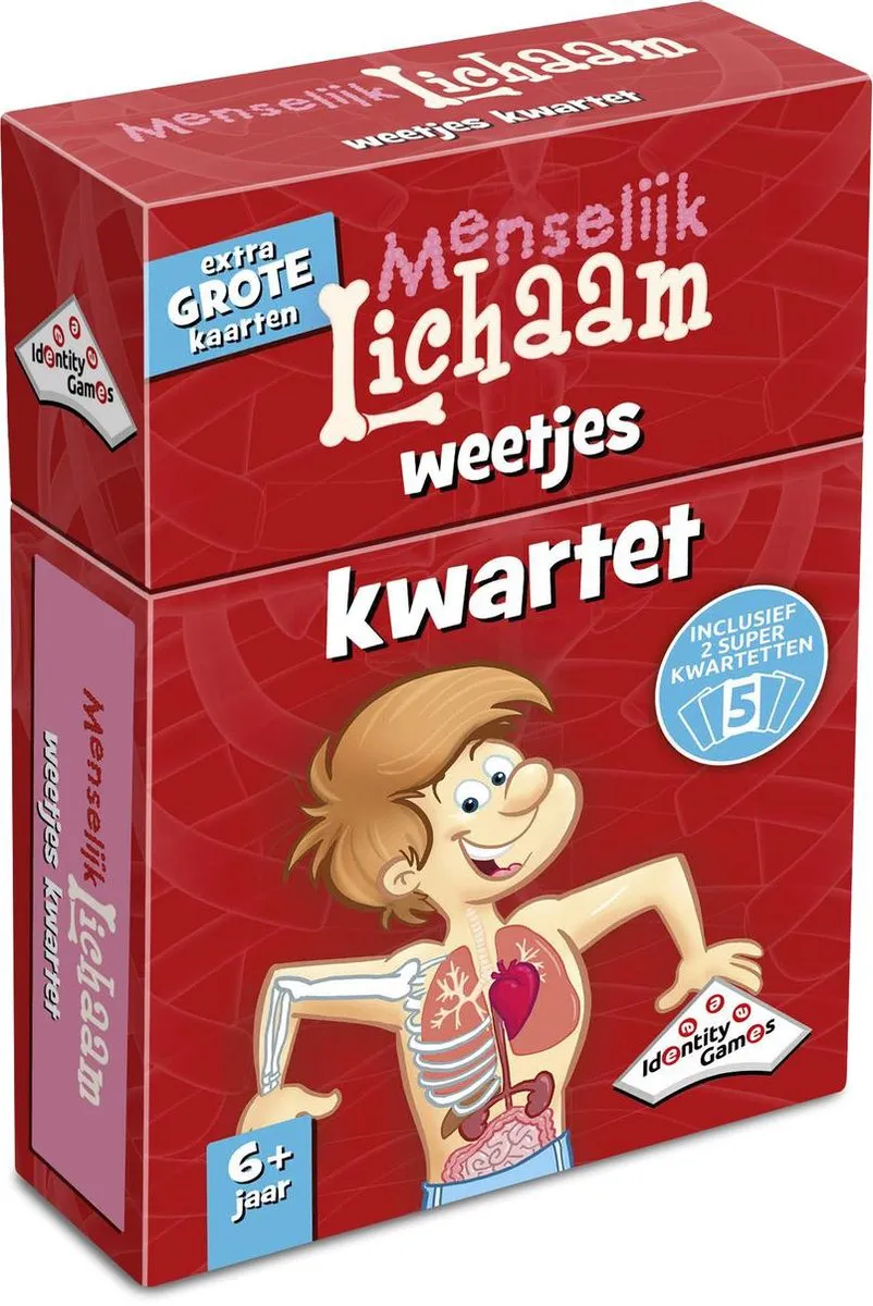 Identity Games Menselijk Lichaam Weetjes Kwartet