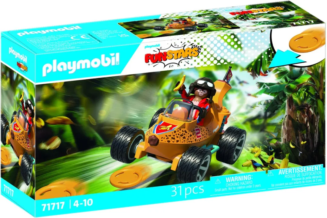Playmobil Fun Stars Raging Banana Speelgoedauto 71717 - Meerkleurig