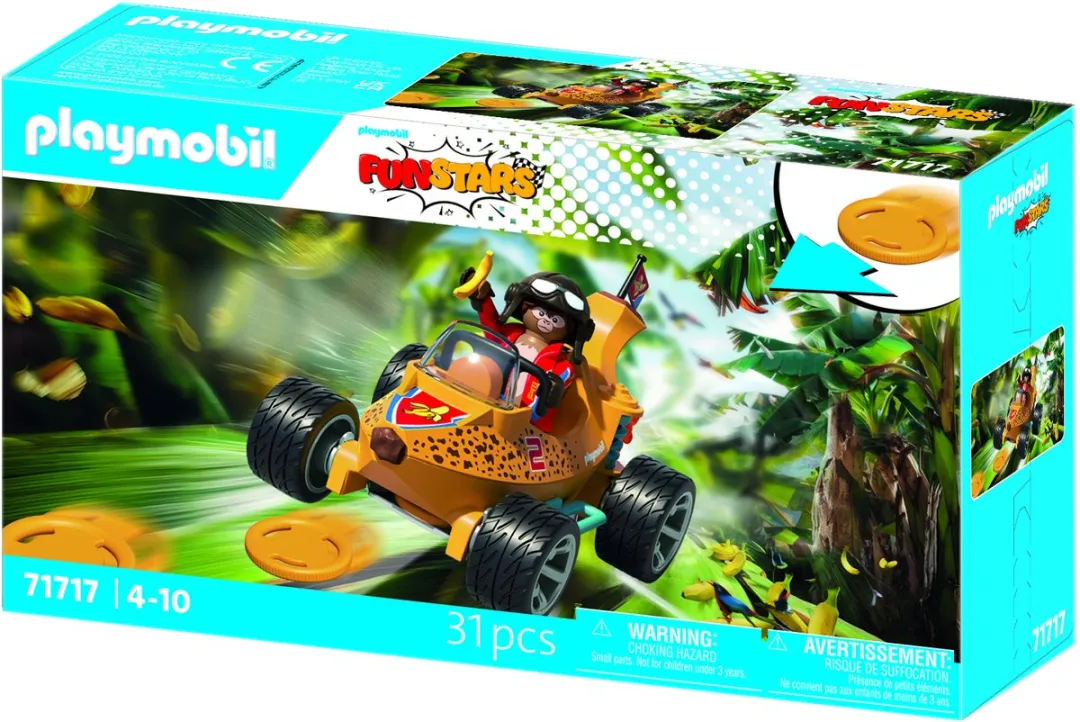 Playmobil Fun Stars Raging Banana Speelgoedauto 71717 - Meerkleurig