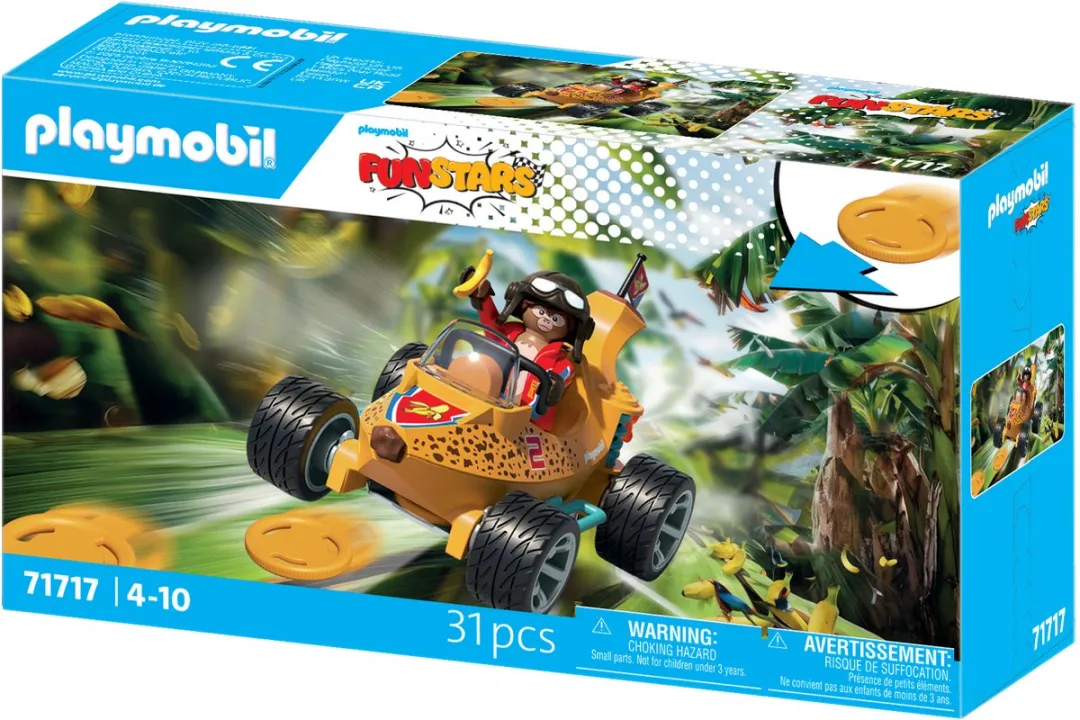 Playmobil Fun Stars Raging Banana Speelgoedauto 71717 - Meerkleurig