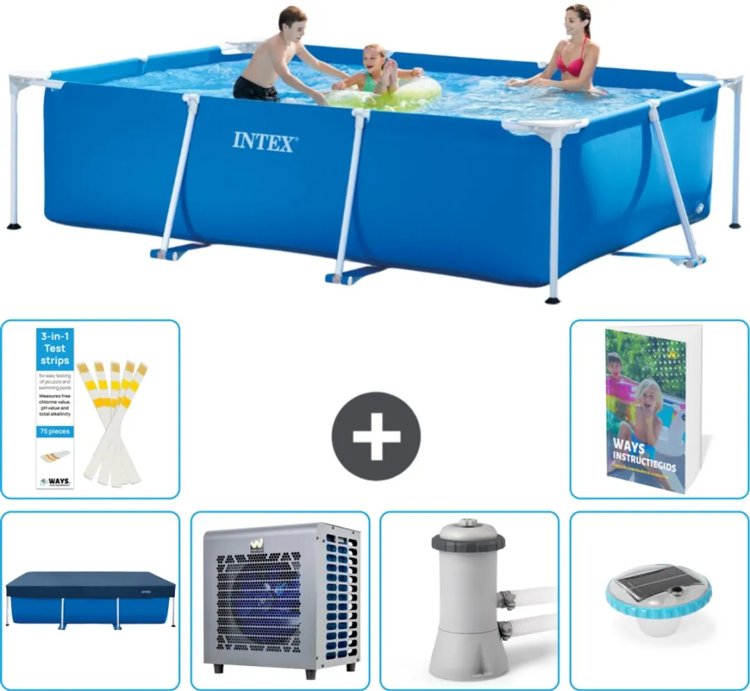 Intex Rechthoekig Frame Zwembad 300x200x75cm