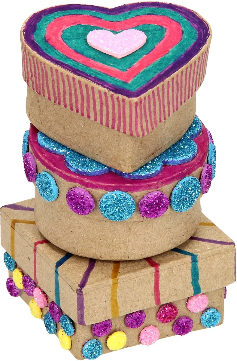 Creativ Company Creotime Mini-dozen Papier-maché 6 Stuks