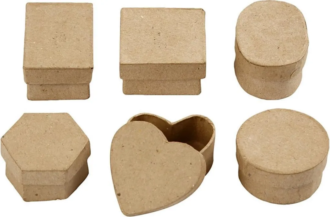 Creativ Company Creotime Mini-dozen Papier-maché 6 Stuks