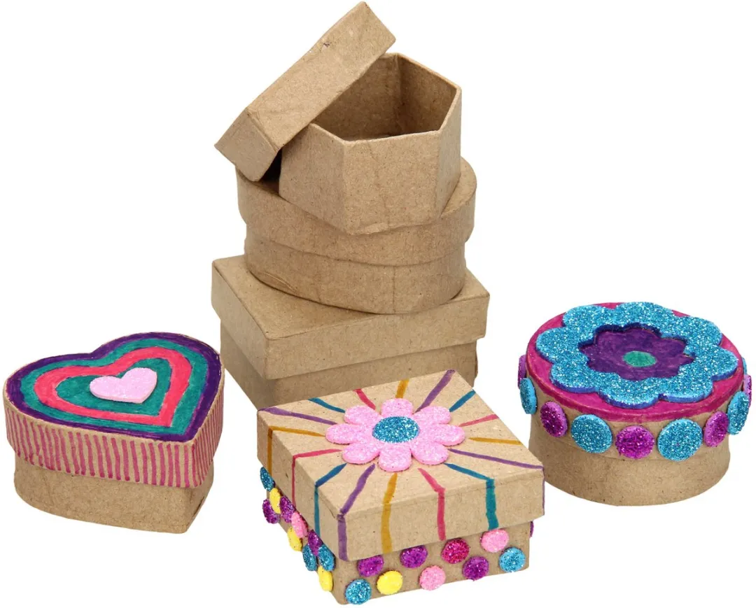 Creativ Company Creotime Mini-dozen Papier-maché 6 Stuks
