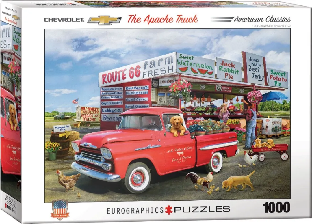 Eurographics 1959 Chevrolet Apache Puzzle