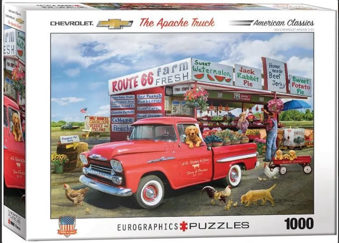 Eurographics 1959 Chevrolet Apache Puzzle - 1000 Stuks - Meerkleurig