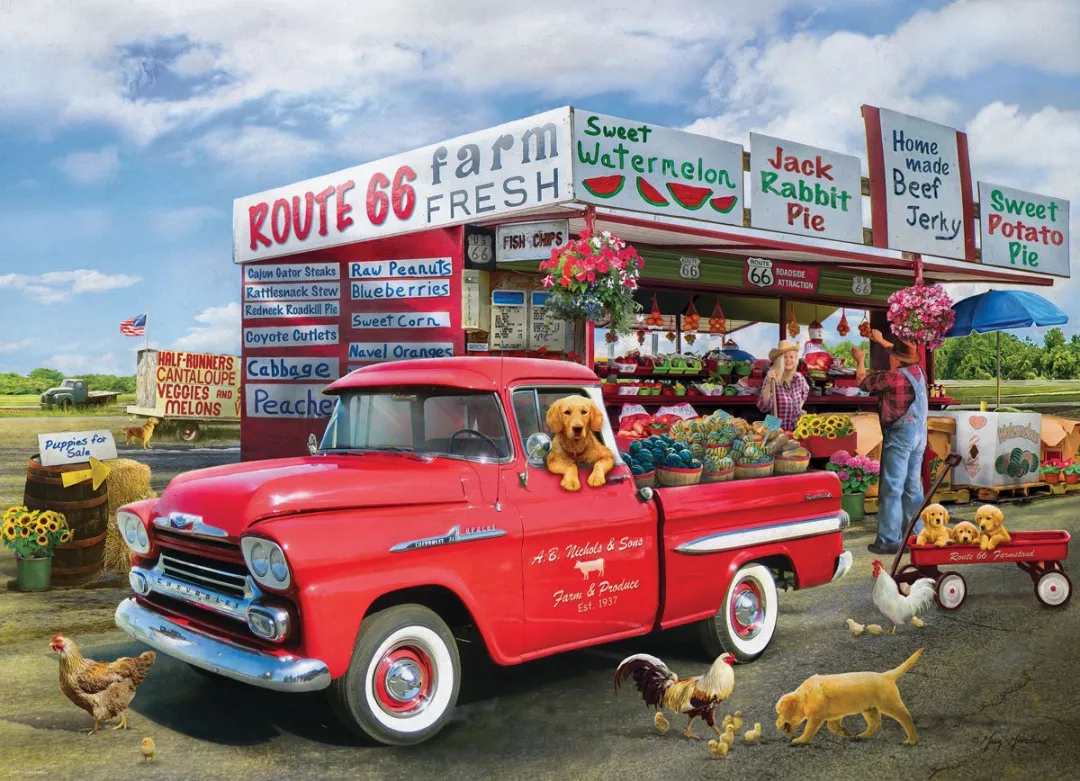 Eurographics 1959 Chevrolet Apache Puzzle - 1000 Stuks - Meerkleurig