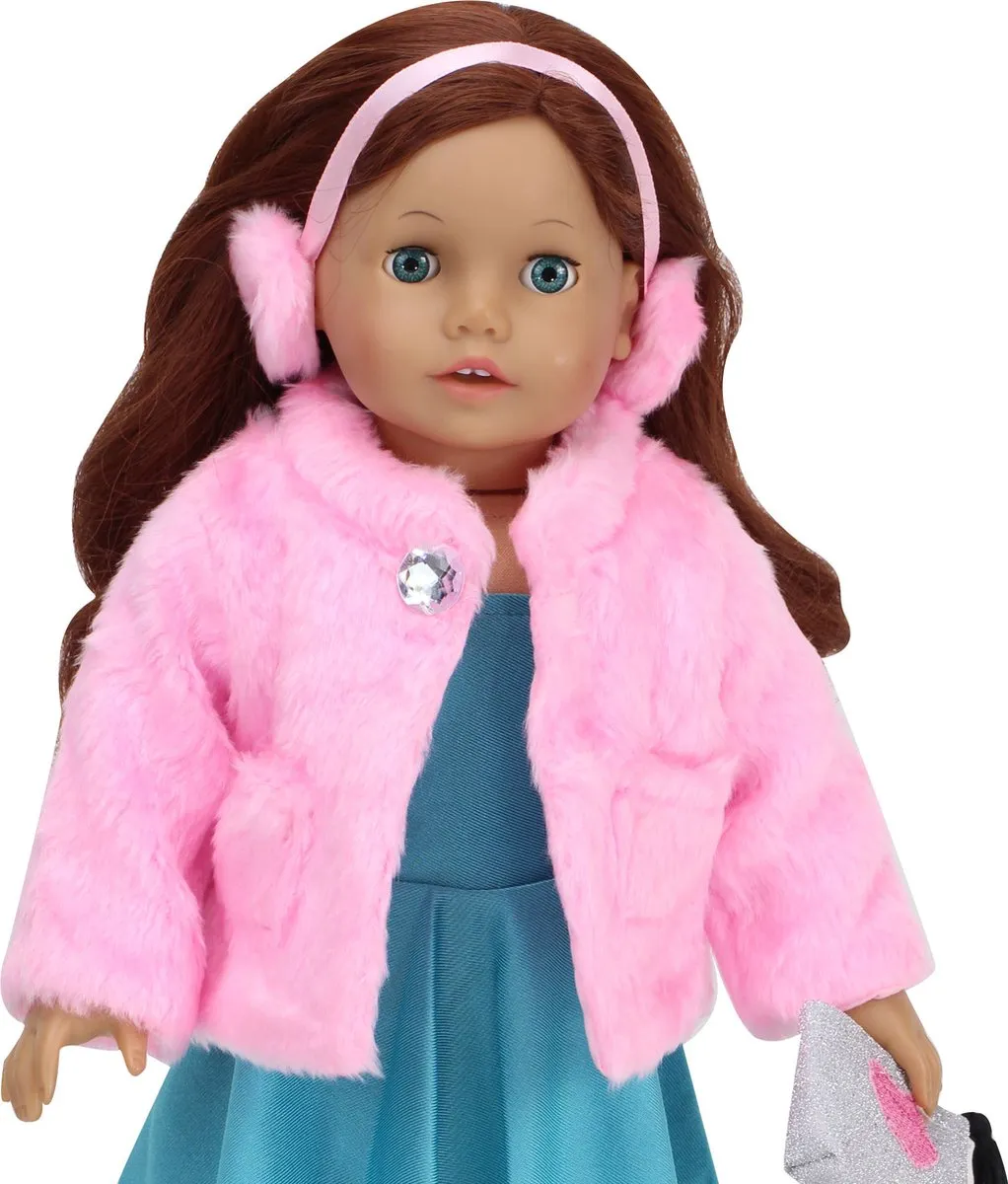 Sophia's by Teamson Kids Poppenkledingset Roze - DRPFC-EM-UPC