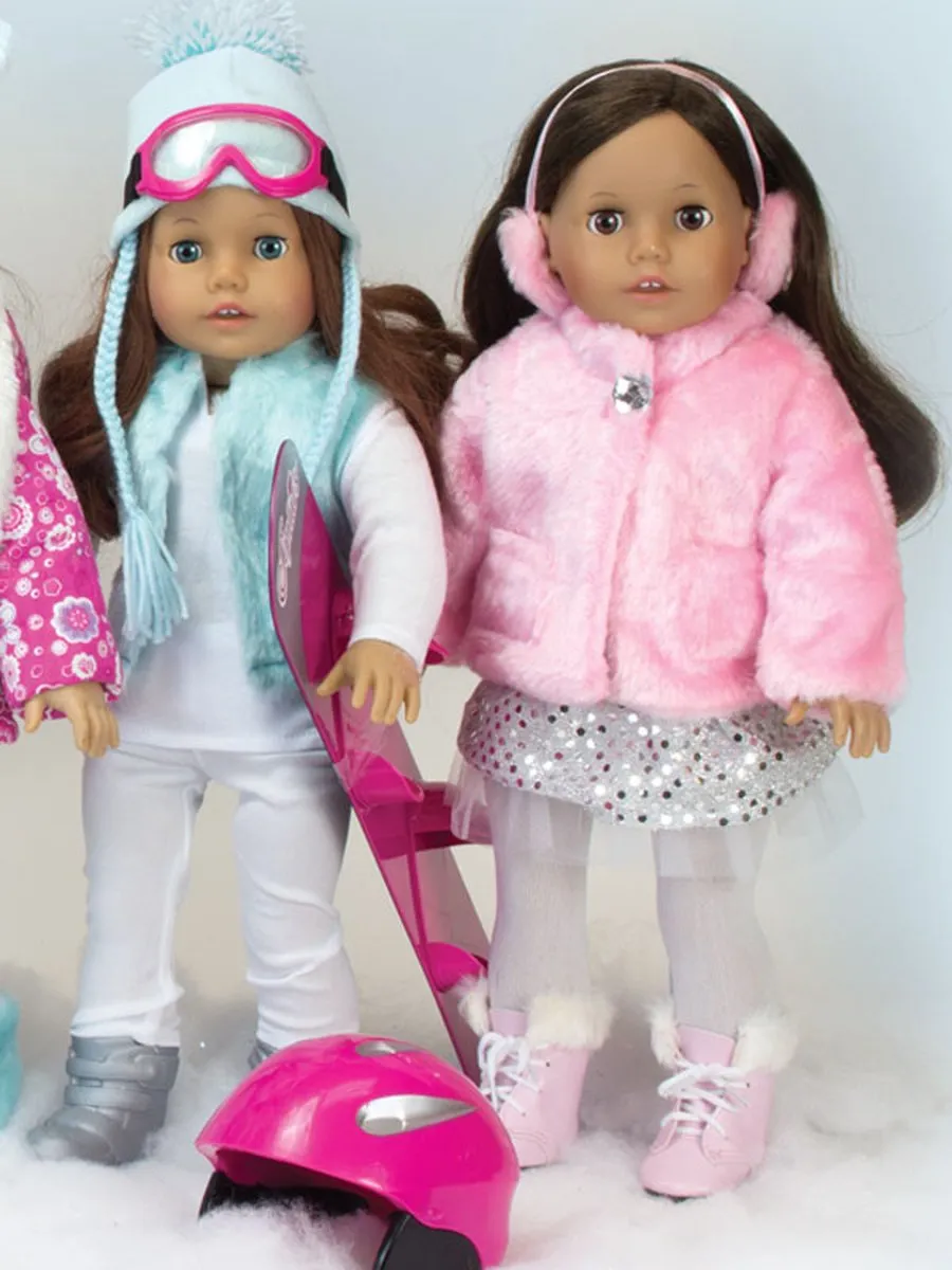Sophia's by Teamson Kids Poppenkledingset Roze - DRPFC-EM-UPC
