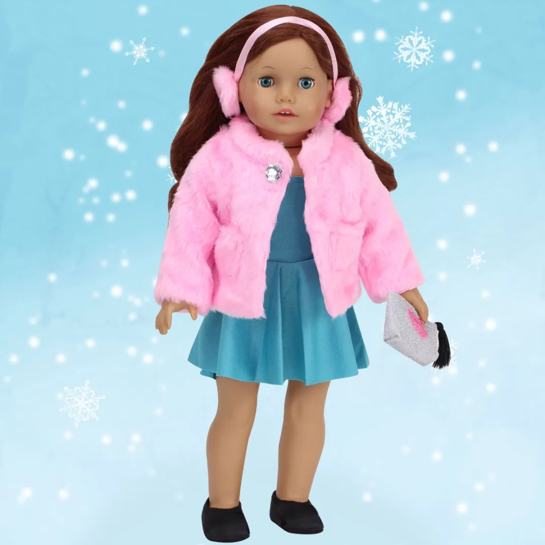 Sophia's by Teamson Kids Poppenkledingset Roze - DRPFC-EM-UPC