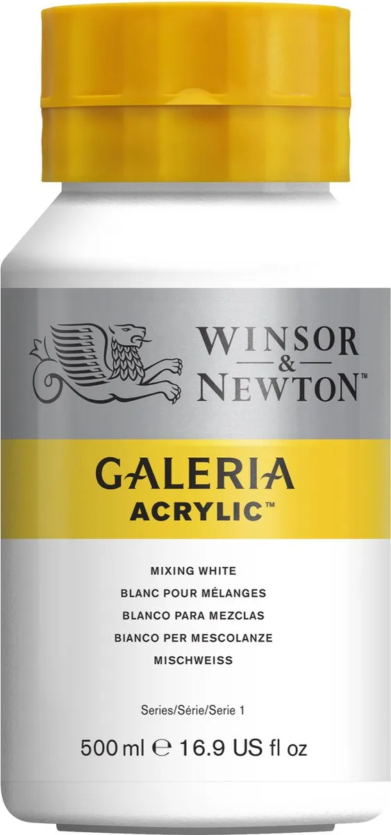Winsor & Newton Galeria Acryl Mixing White 500ml