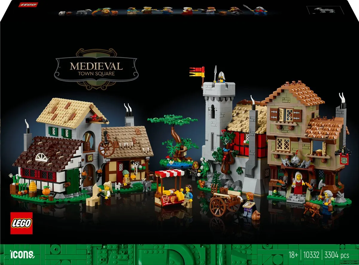LEGO Icons Middeleeuws Stadsplein 10332