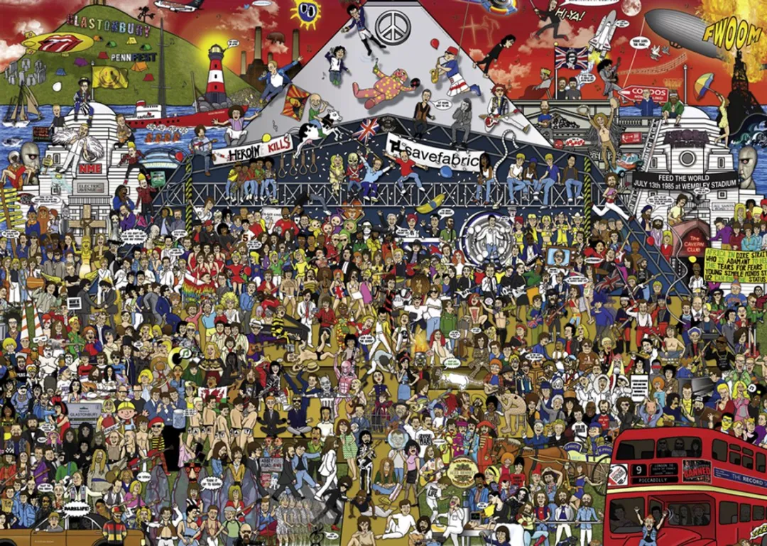 Heye British Music History Legpuzzel 2000 Stuks