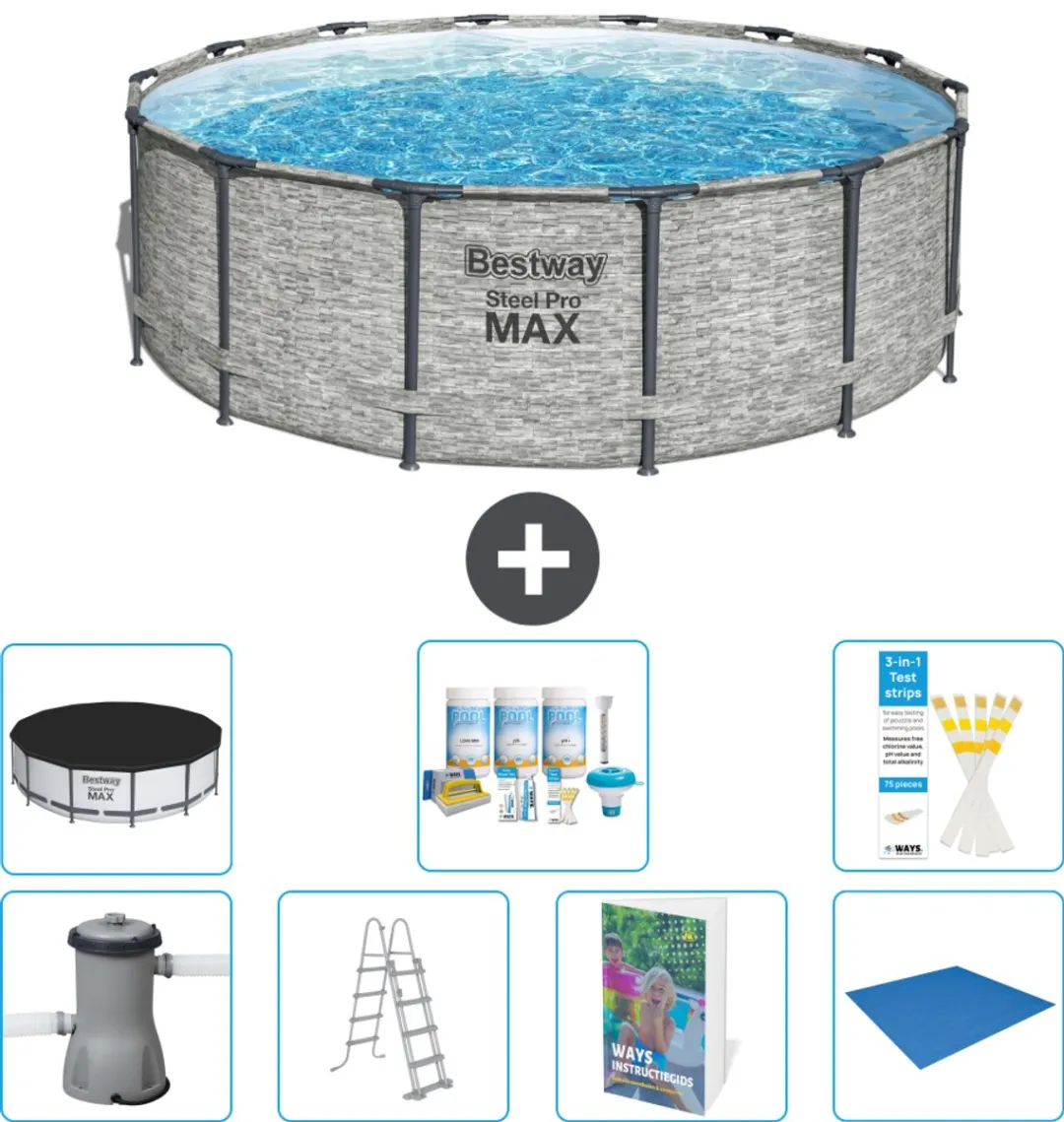 Bestway Steel Pro MAX Zwembad 427x122cm