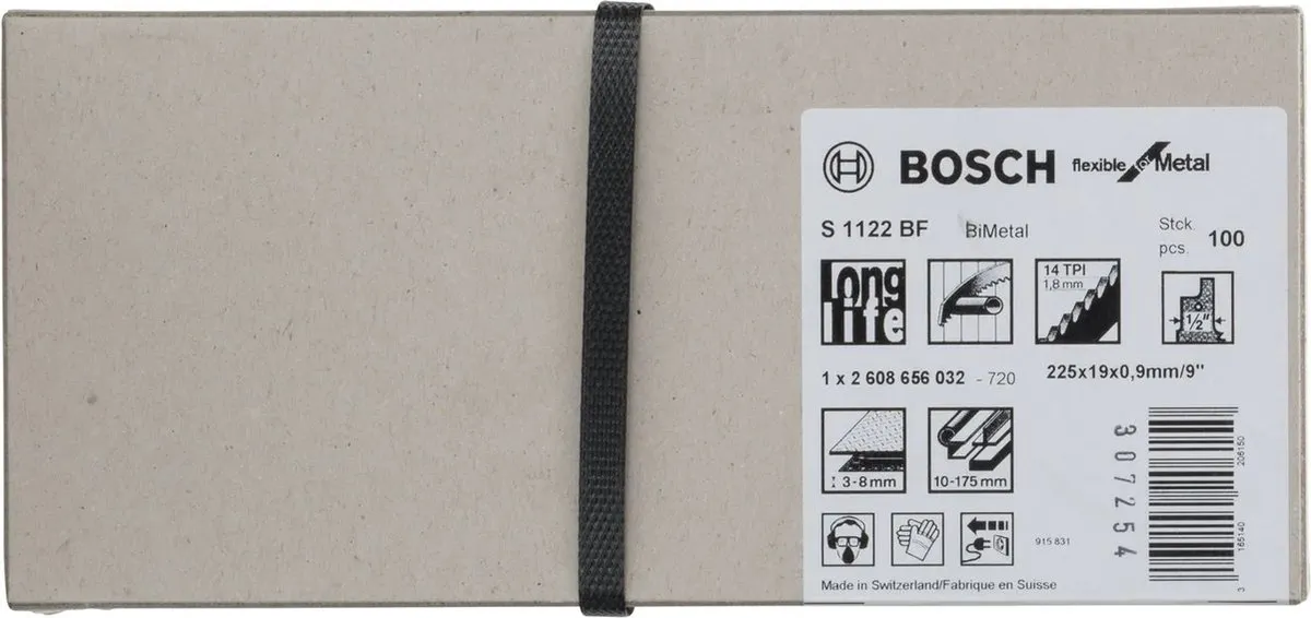 Bosch S 1122 HF Reciprozaagbladen - 200 Stuks