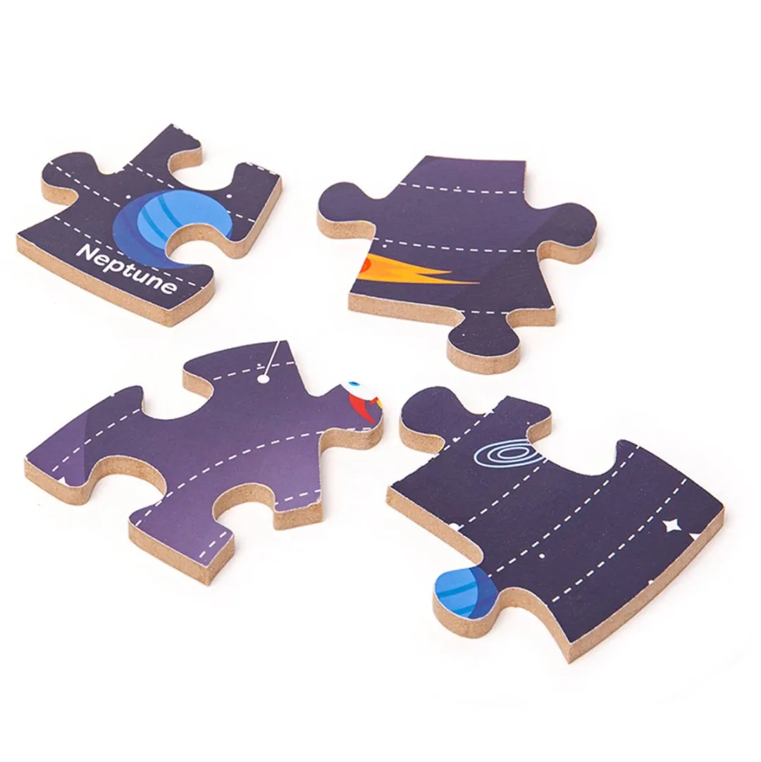 BIGJIGS Zonnestelsel Puzzel 1000 Stuks - Multicolor