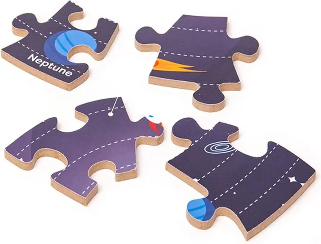 BIGJIGS Zonnestelsel Puzzel 1000 Stuks - Multicolor