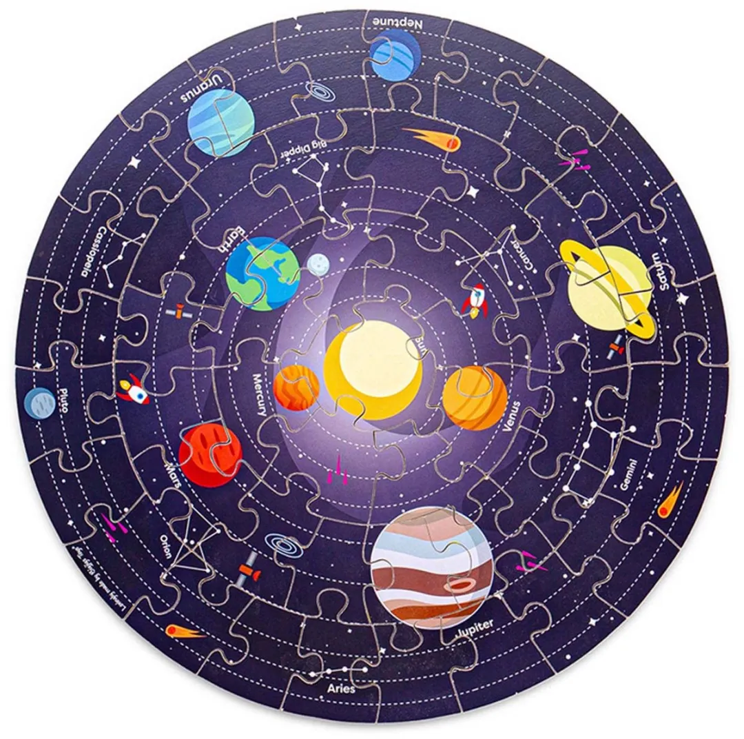 BIGJIGS Zonnestelsel Puzzel 1000 Stuks - Multicolor