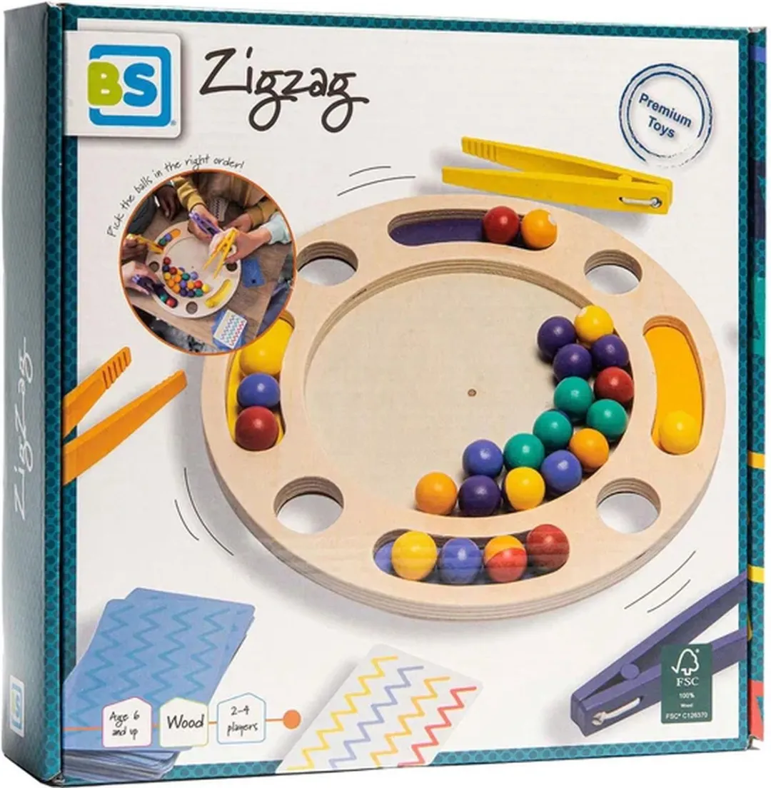 BS Zigzag Strategisch Kaartspel - 2-4 Spelers - Vanaf 6 jaar