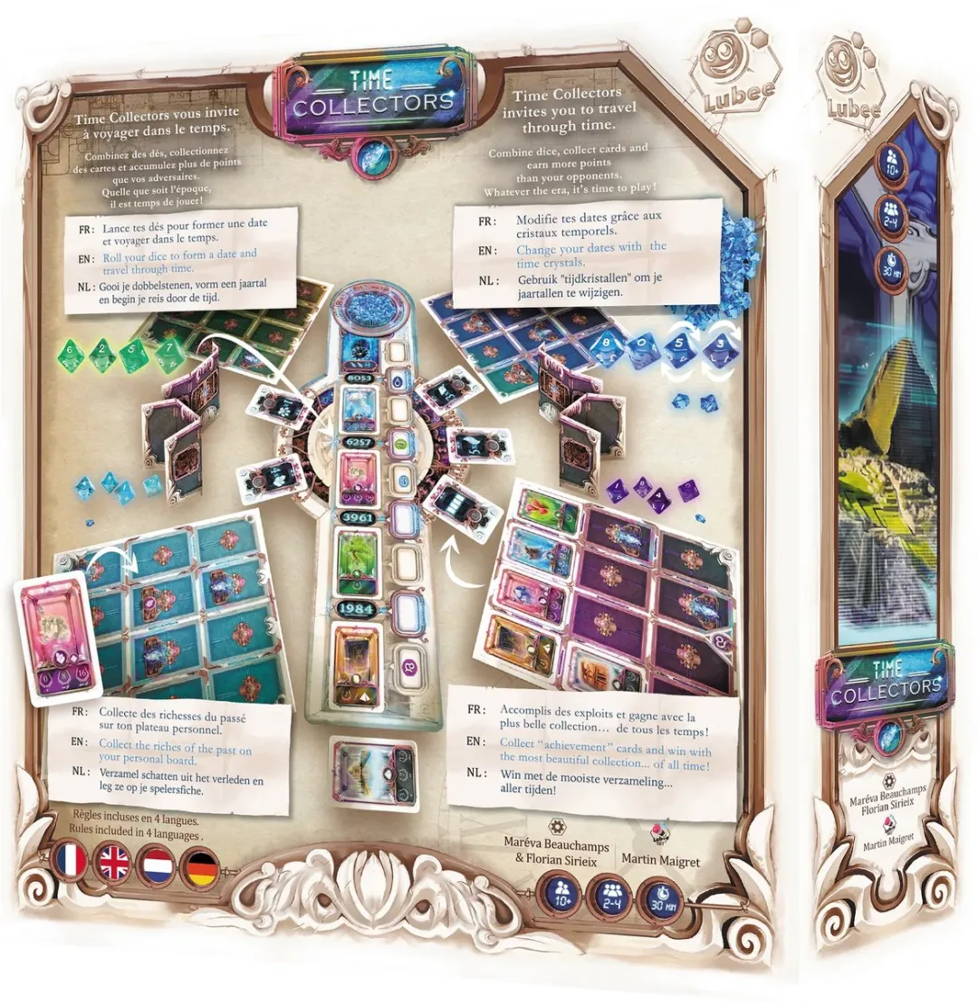 Geronimo Games Time Collectors Bordspel - 2-6 Spelers - Multicolor