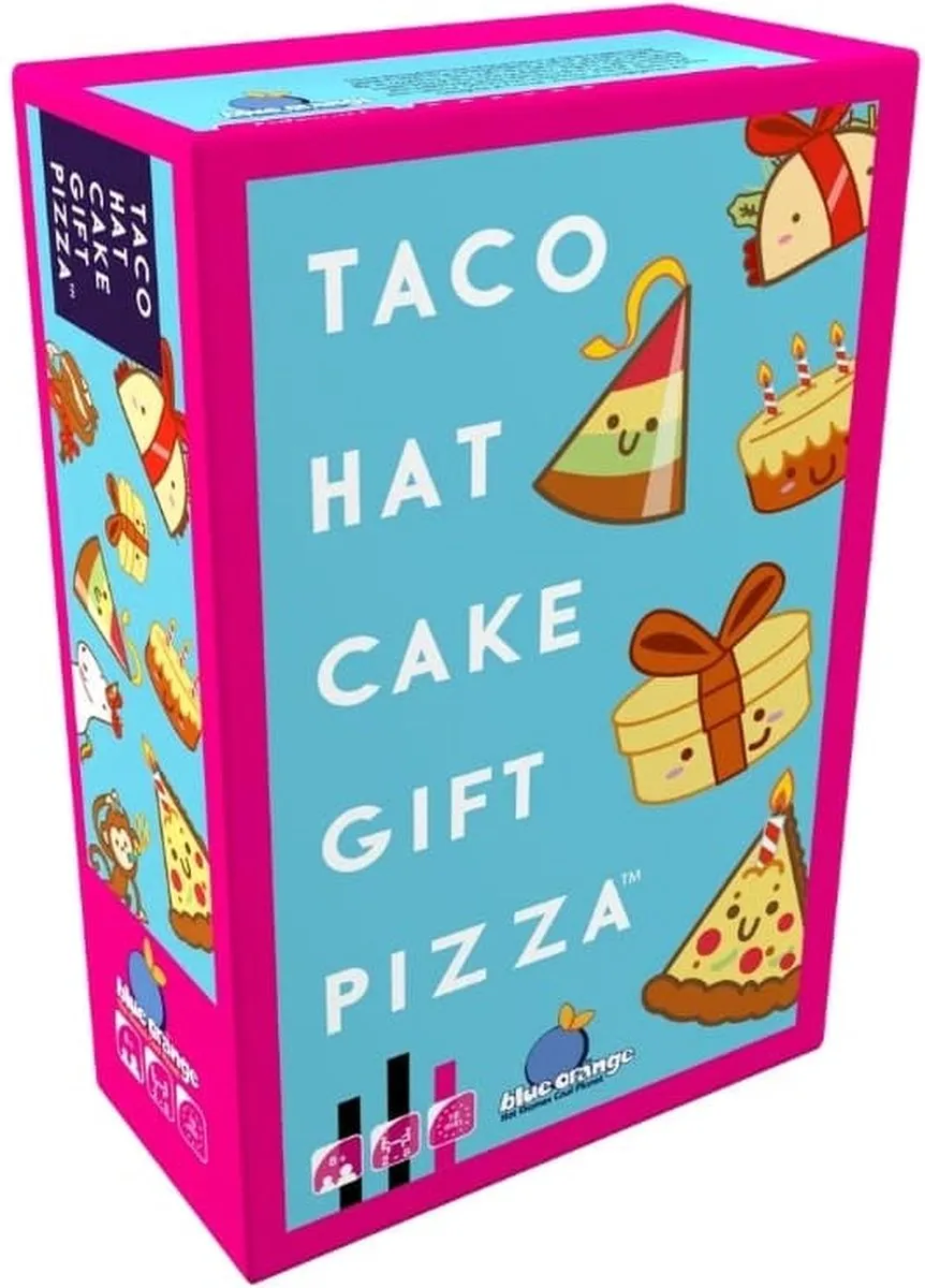 Geronimo Games Taco Hat Cake Gift Pizza Kaartspel