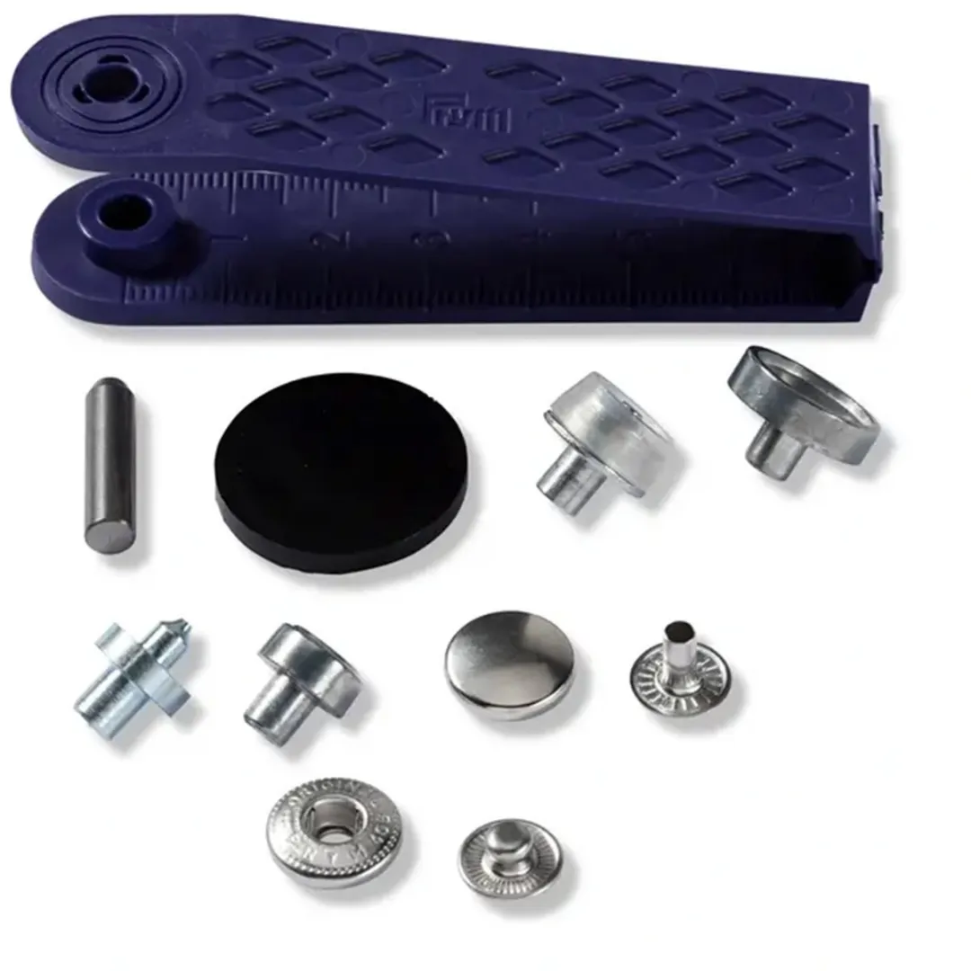 Prym Anorak Drukknopen 12mm - 10 Stuks Zilverkleur