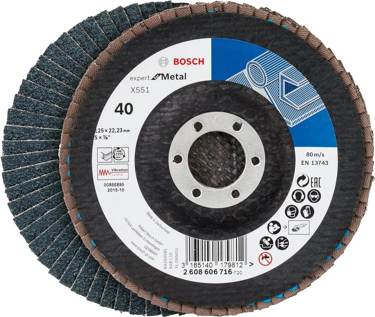 Bosch Lamellenschijven K40/60/80 061599765W - 40 Stuks