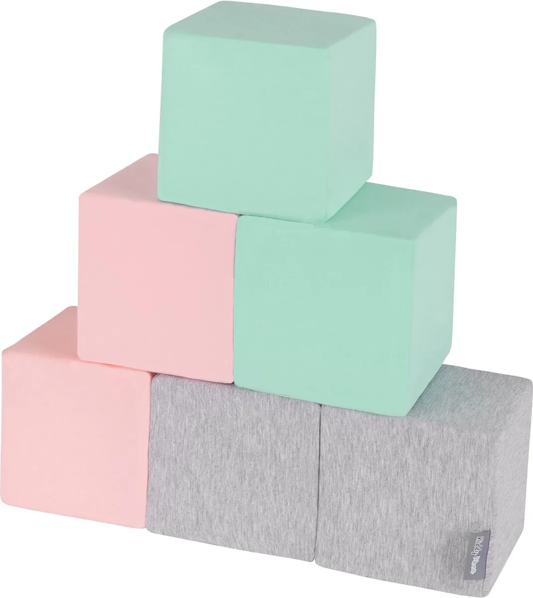 KiddyMoon Zachte Blokken 6 Stuks