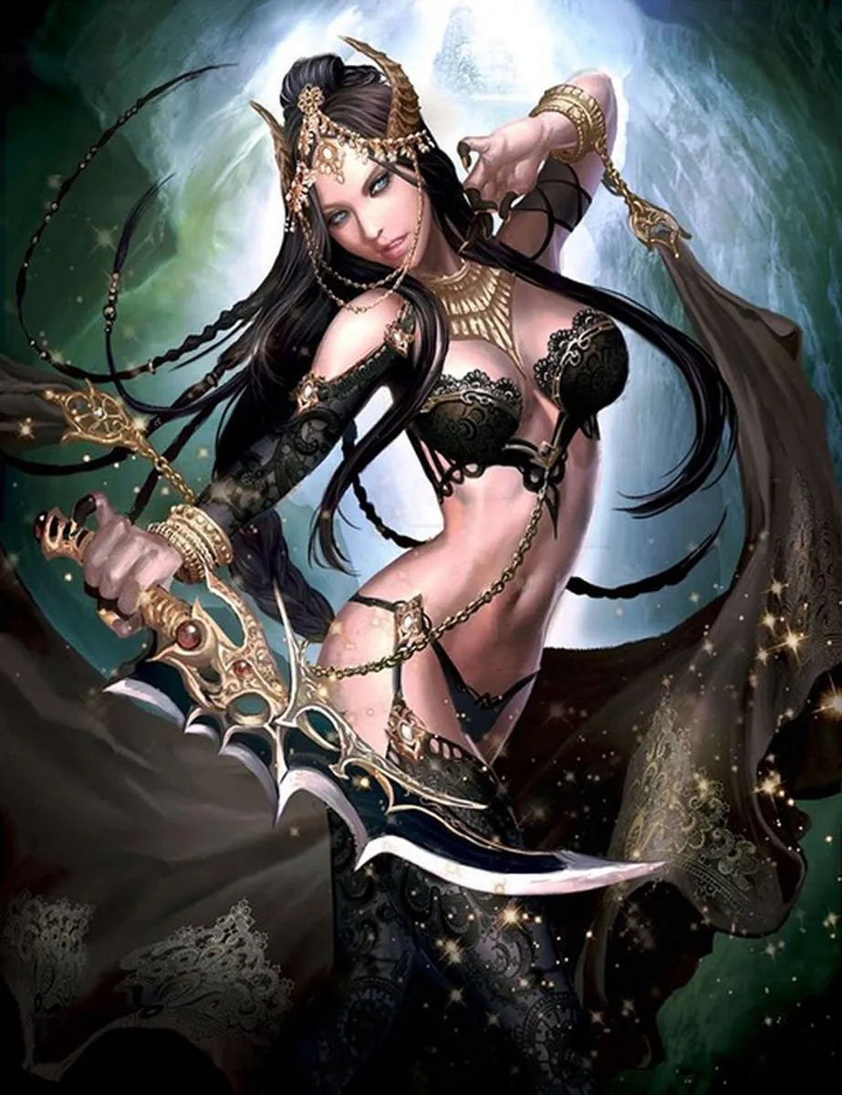 VDTOYS Diamond Painting VDTA085 Warrior Princess