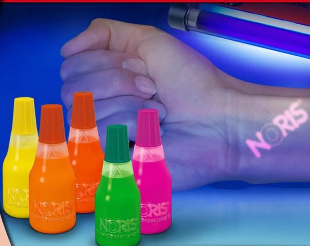 Noris UV-stempelinkt Neongeel 25ml