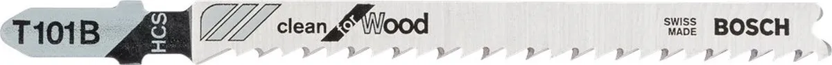 Bosch Decoupeerzaagblad T 101 B - 5-delig - Hout/Aluminium - afbeelding 6 van 6