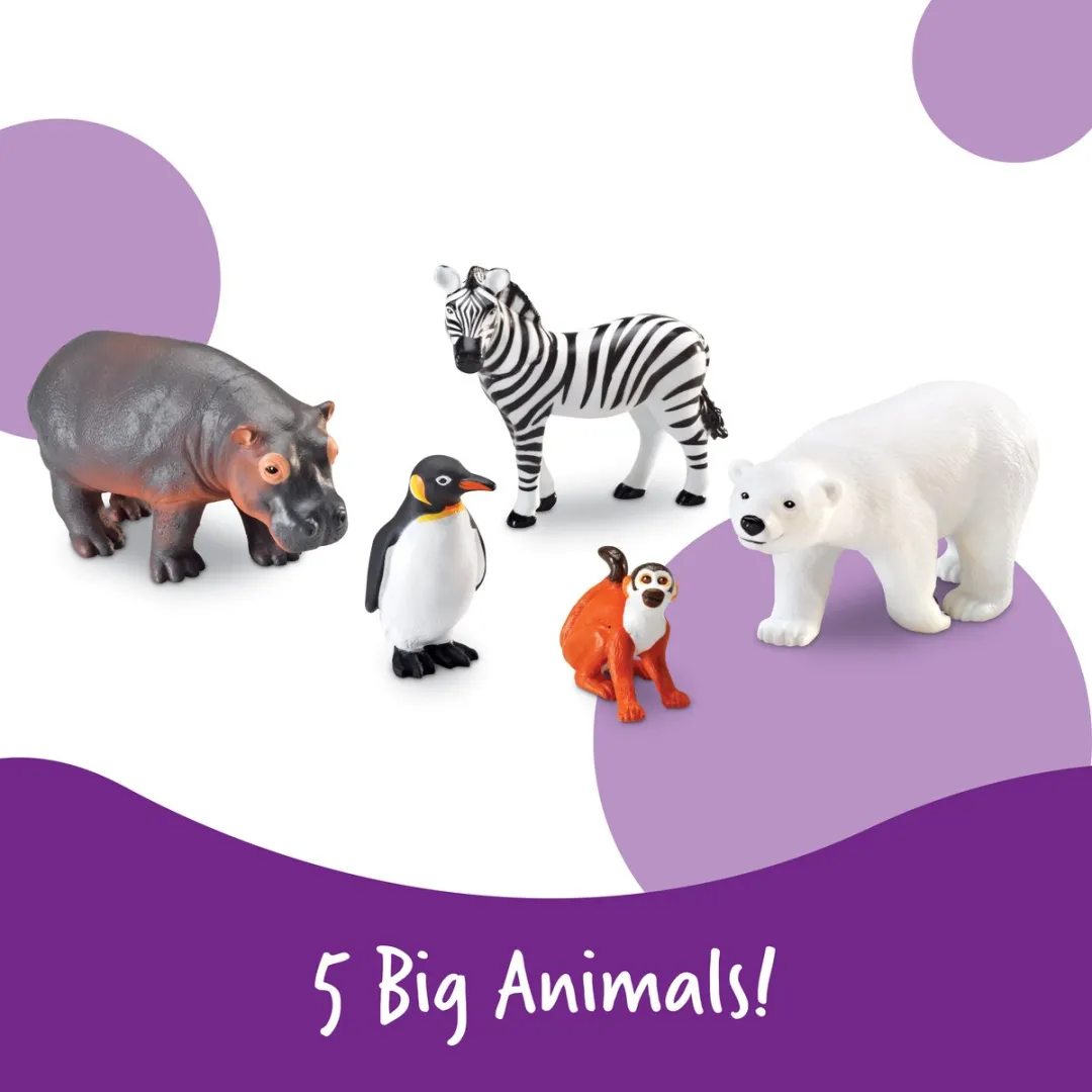 Learning Resources Jumbo Zoo Dieren - Multicolor