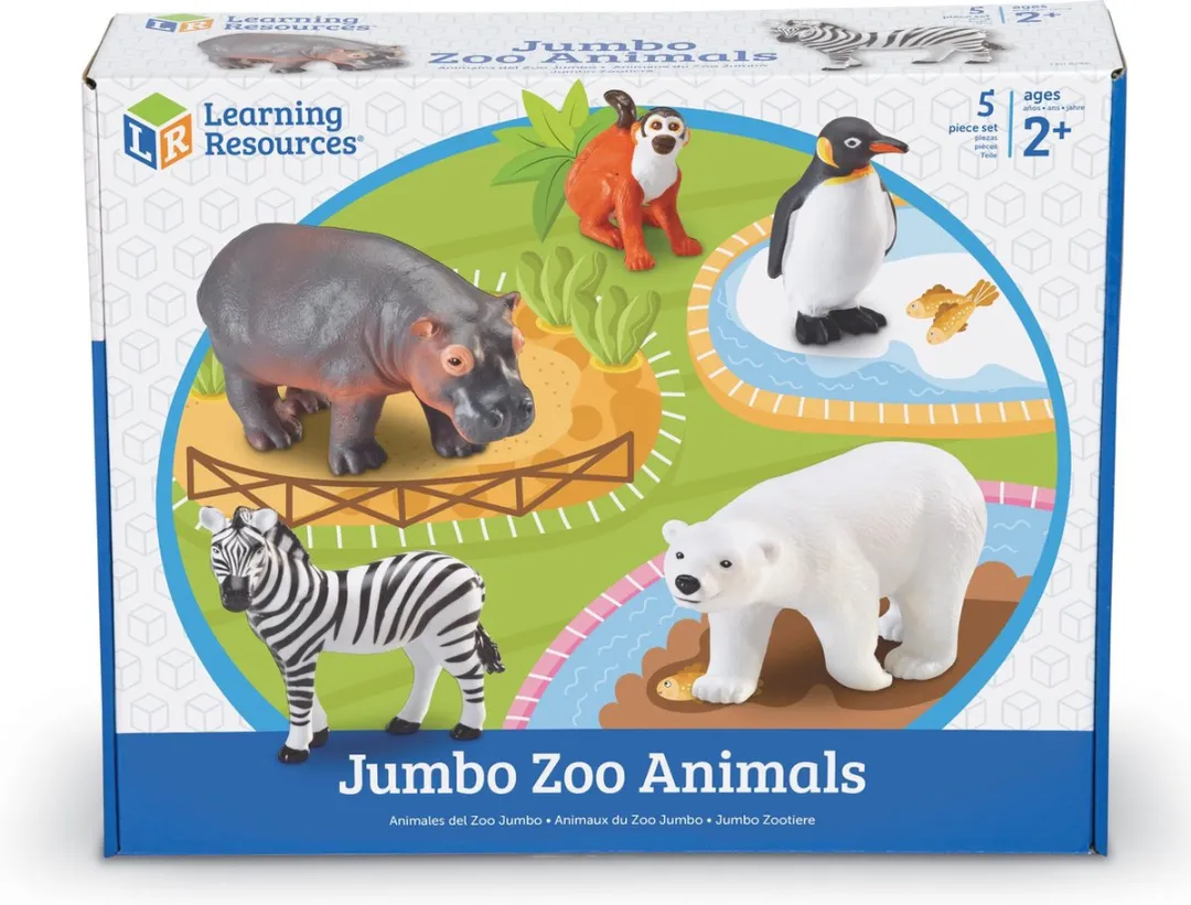 Learning Resources Jumbo Zoo Dieren - Multicolor