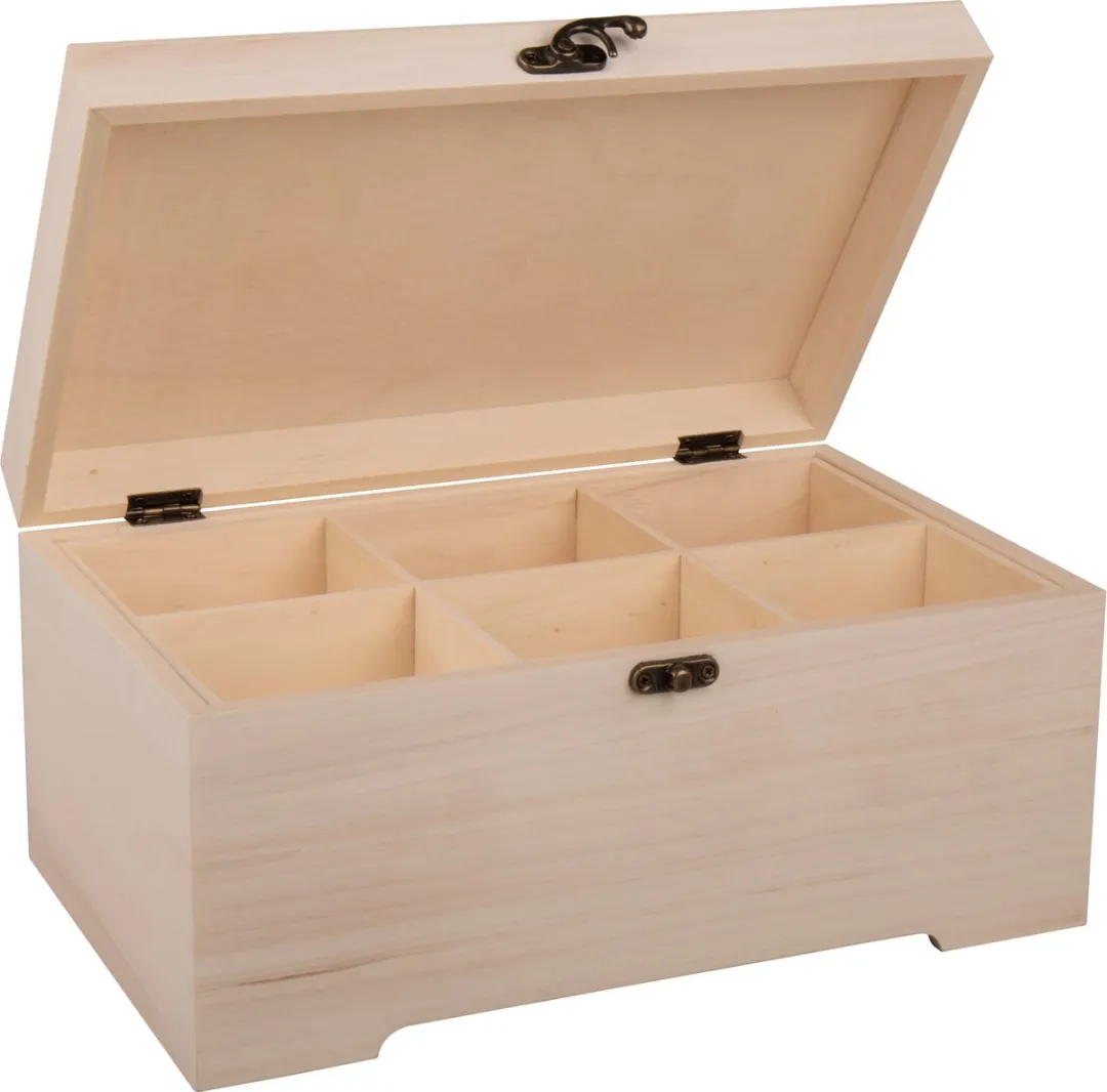 Rayher Hobby Opbergkistje - 28x18x13cm - Bruin