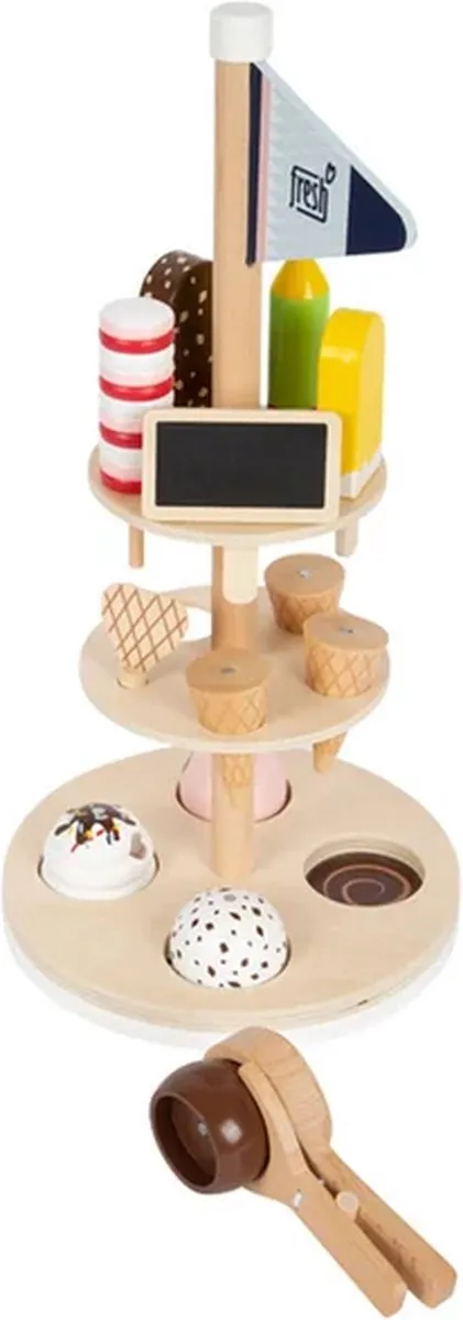 Small Foot Houten IJsjeshouder 15-delig - Multicolor